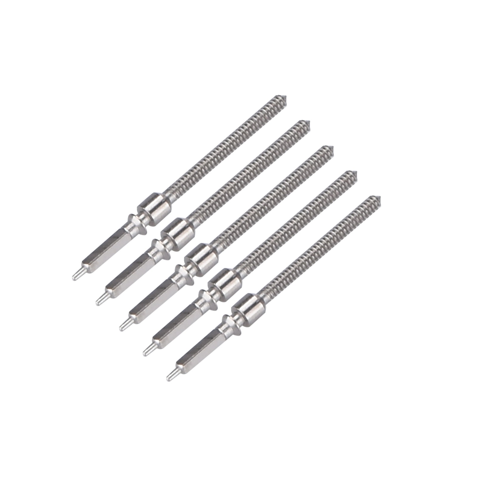 5Pcs Steel Watch Winding Stems Repair Parts For Seagull ST1902 / ST1901 Watch b