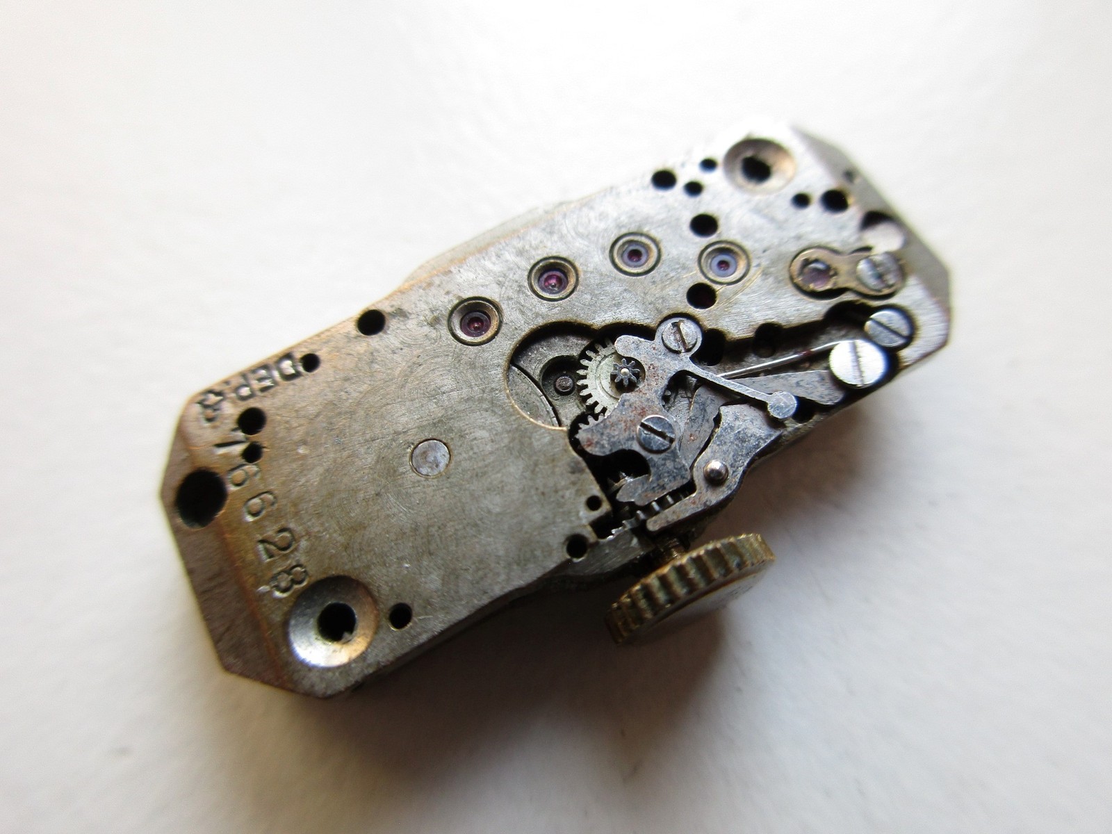 FRECO vintage baguette watch movement 15 x 24.2 mm – for parts