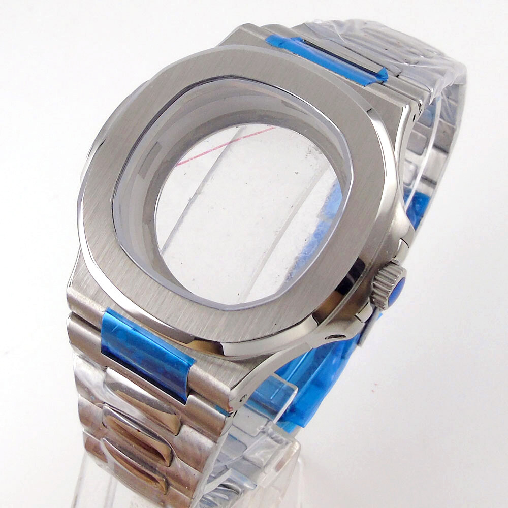 New Bliger Square Watch Case Sky Blue/yellow/green/brown/black 29.8 mm Dial
