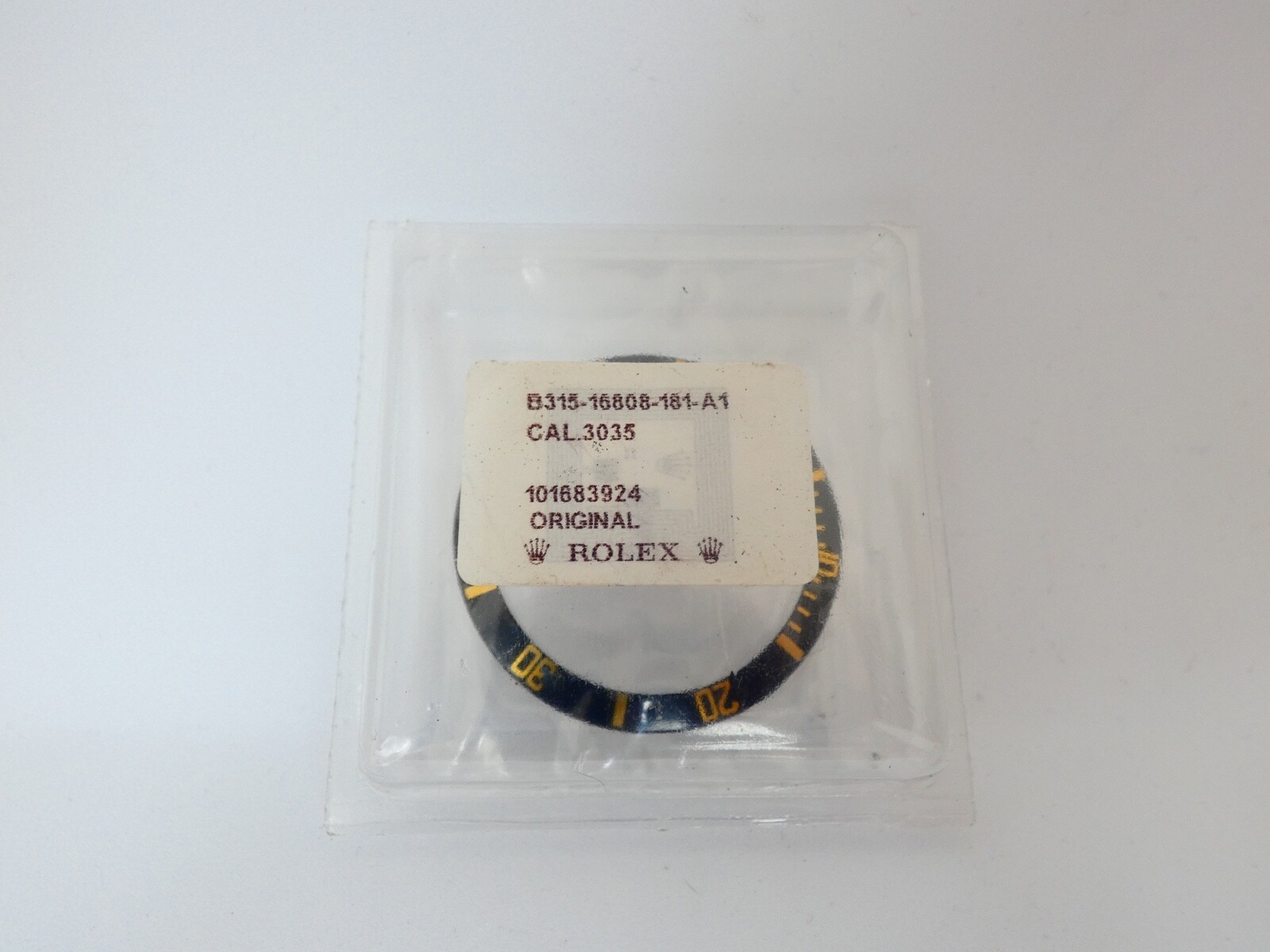 Original Rolex Submariner 16808 Bezel Black Gold New package B315-16808-181-A1