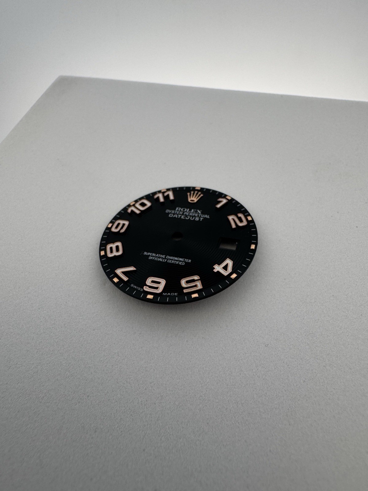 RLX Datejust 36 Black Dial RG Number Markers Oyster Perpetual REF# 116201 116231