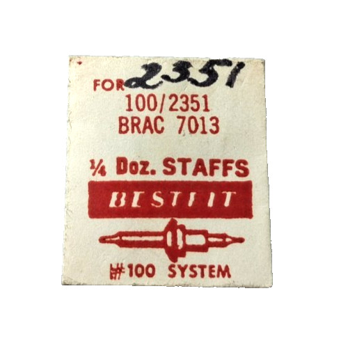 BRAC 7011 7013 7015 7111 7113 7115 Balance Staff watch part #100/2351 (2-pack)