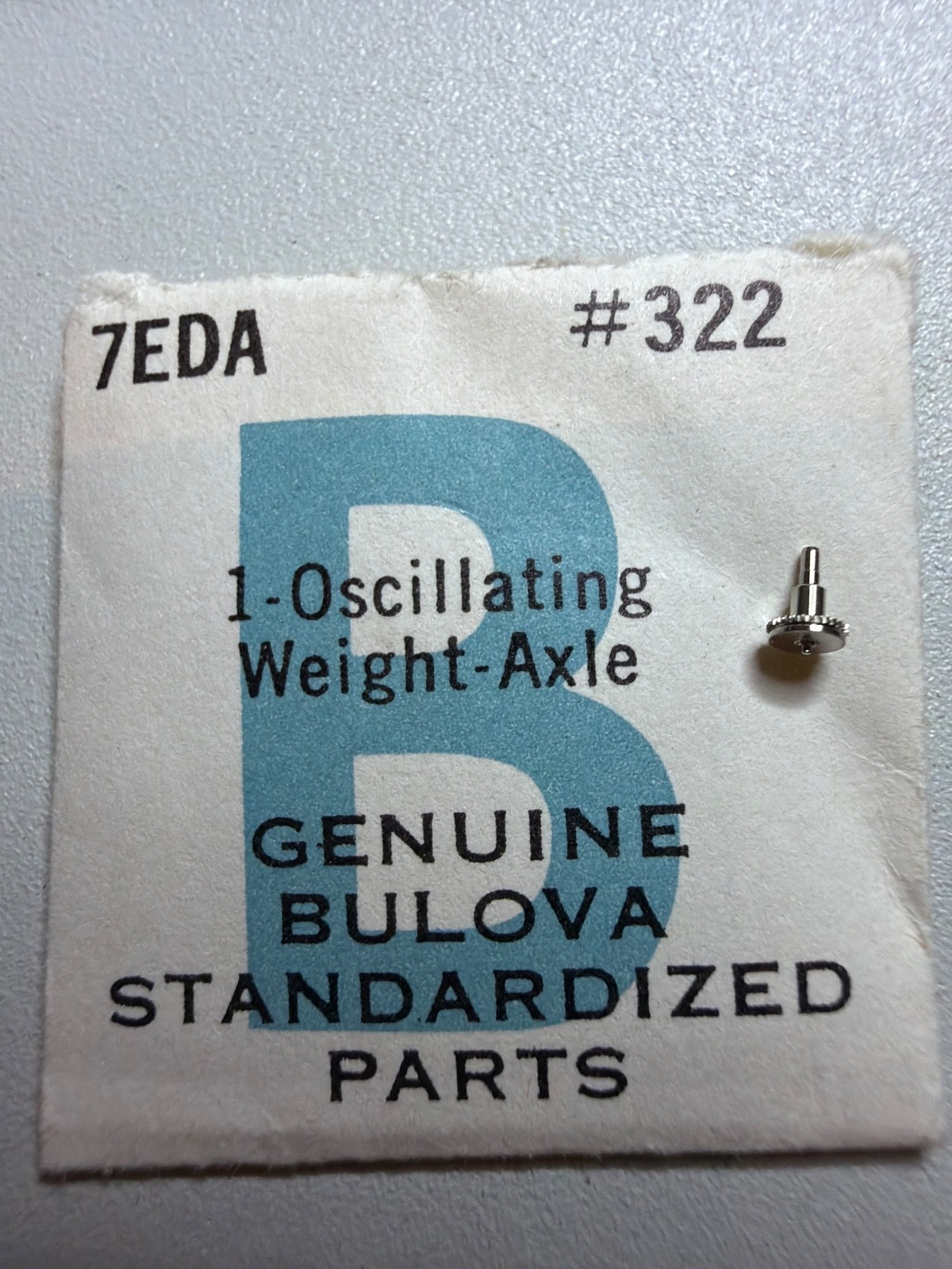 Bulova #322 Oscillating Weight Axle – NIS – Various Calibers Open Package