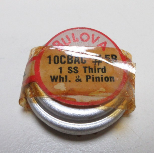 BULOVA SS THIRD WHEEL & PINION 10CBAC #5B WATCHMAKER REPLACEMENT PART #157