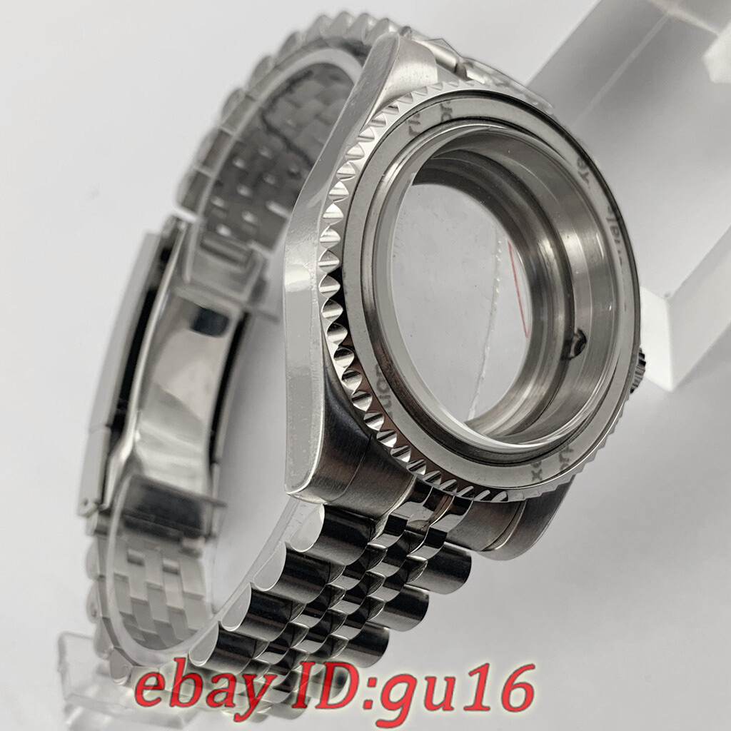 40mm Sapphire Ceramic bezel Watch Case Fit NH35 NH36 ETA 2824/2836 Miyota 8215