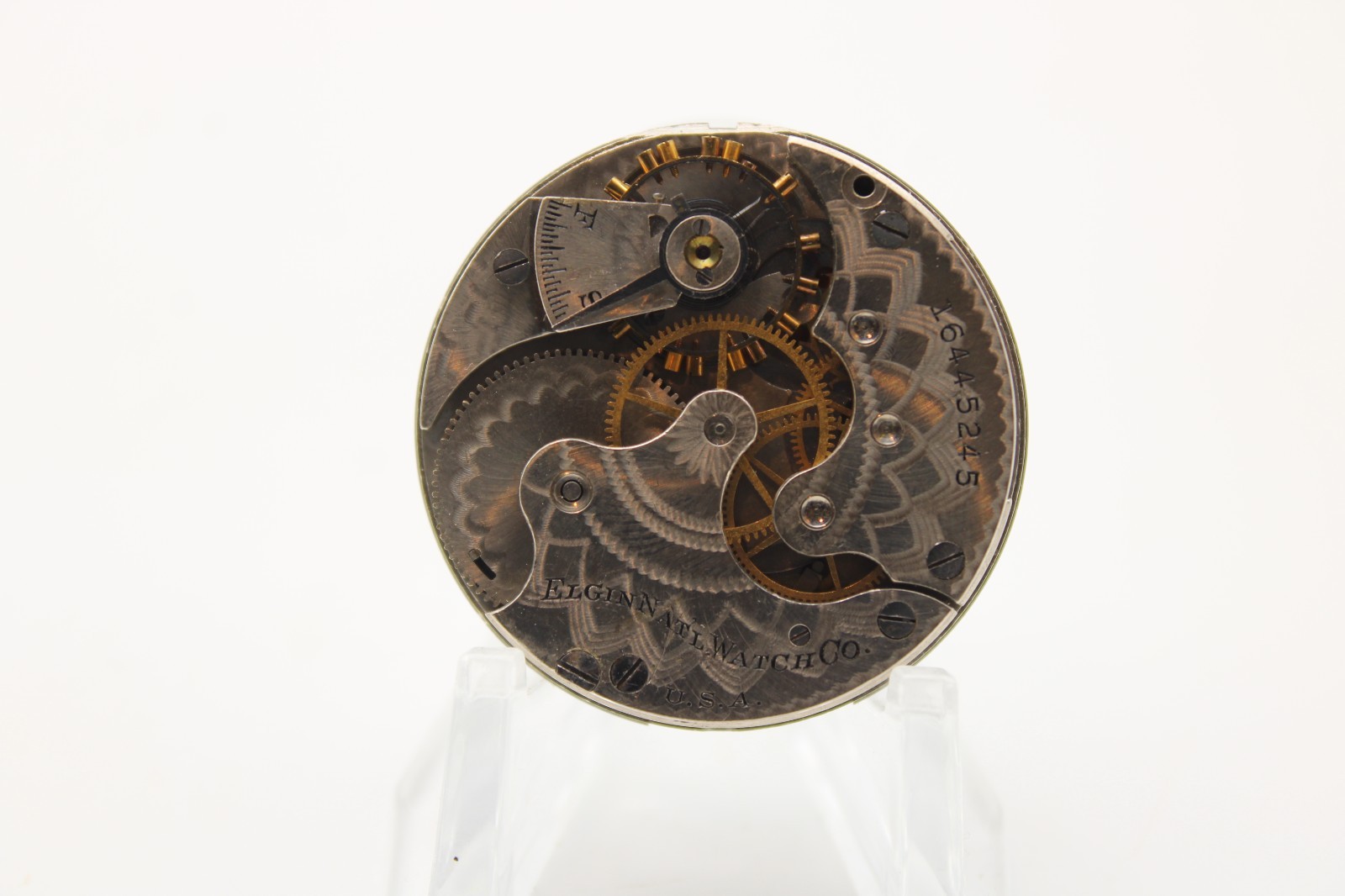 1912 ELGIN POCKET WATCH MOVEMENT 16445245 GRADE 286 6s 7j (GK3)