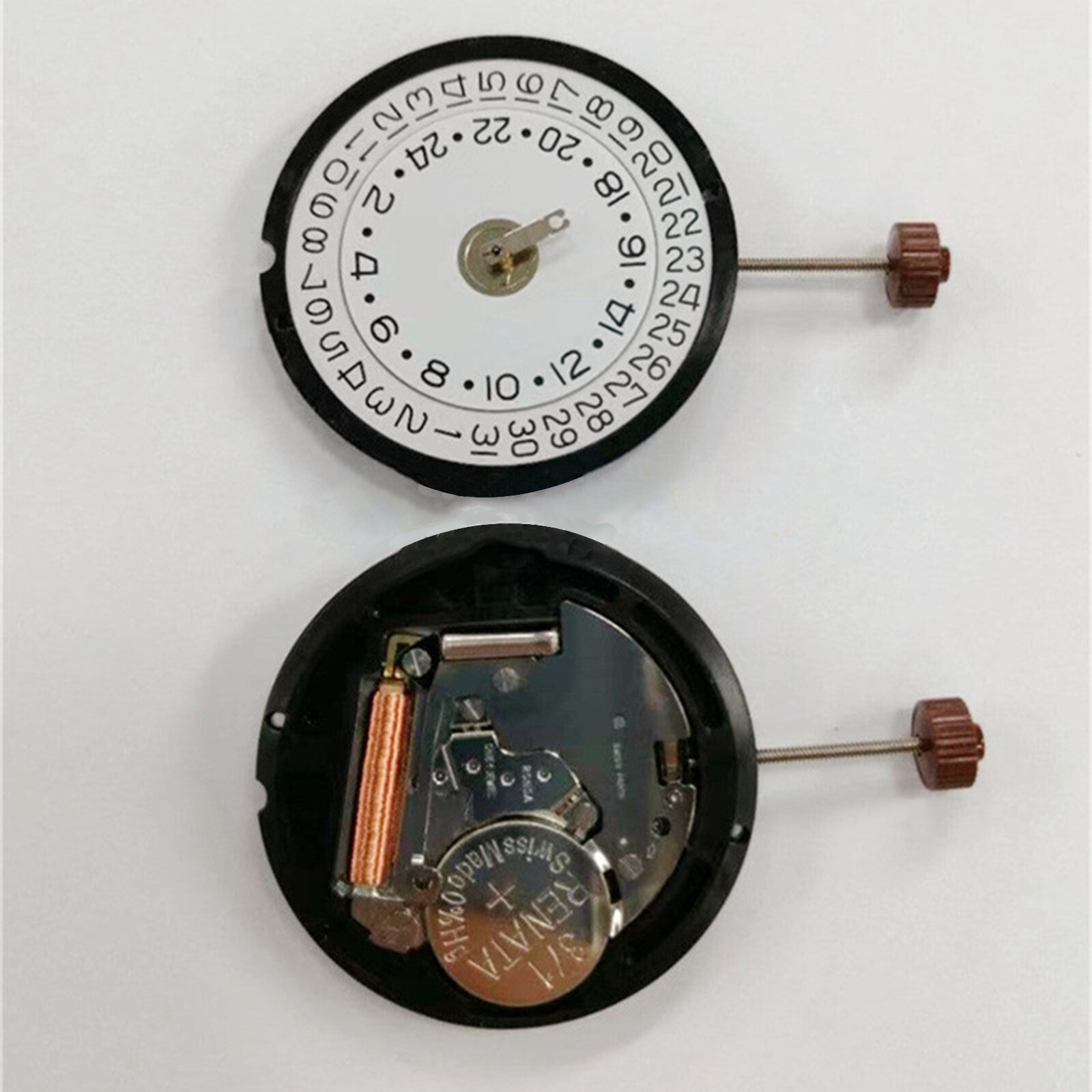515D Quartz Movement Date At 3’ Watch Movement for Ronda 515.24D Watch Parts