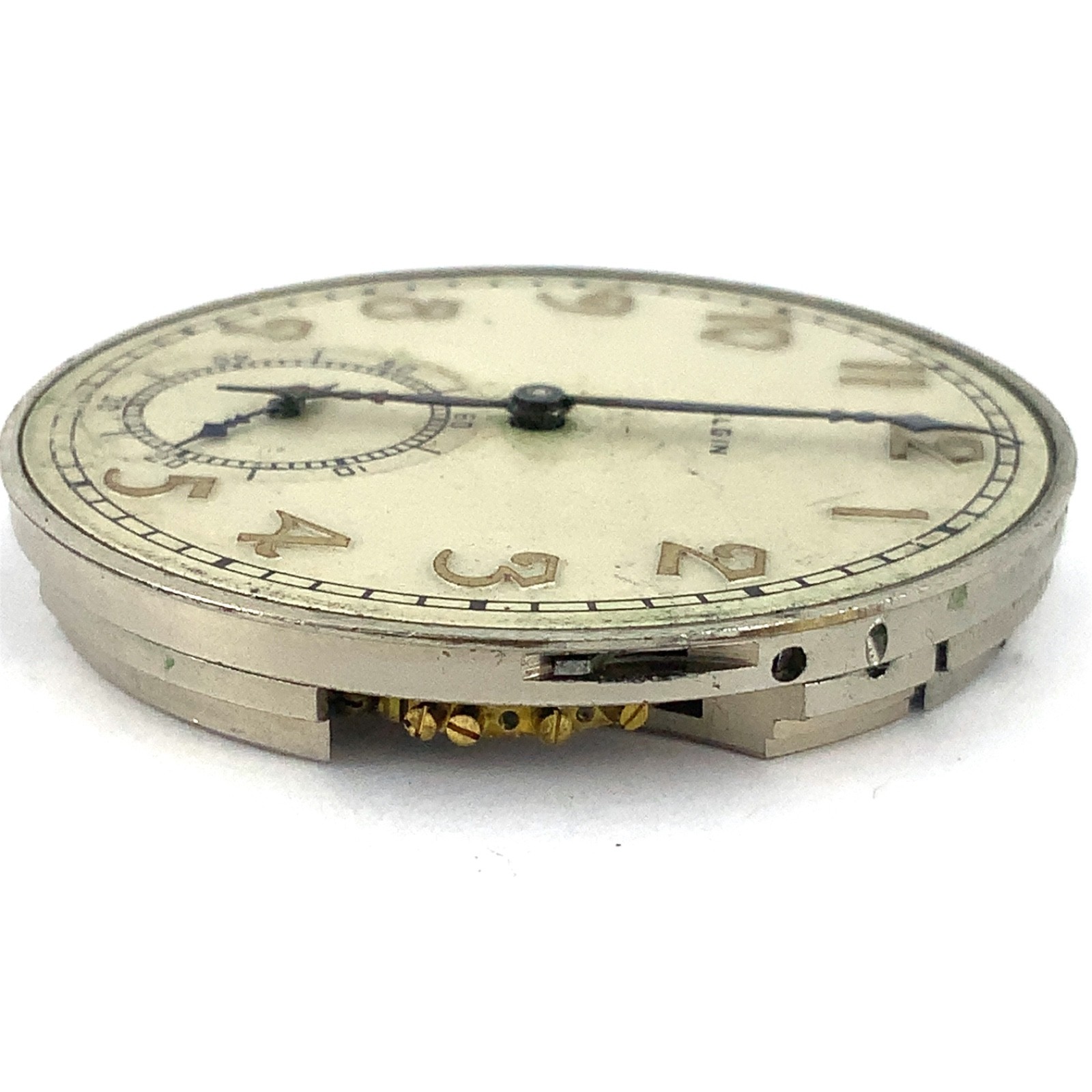 1935 Elgin, Model 3, Grade 303, 12s, 7J, Pocket Watch Movement – RUNS