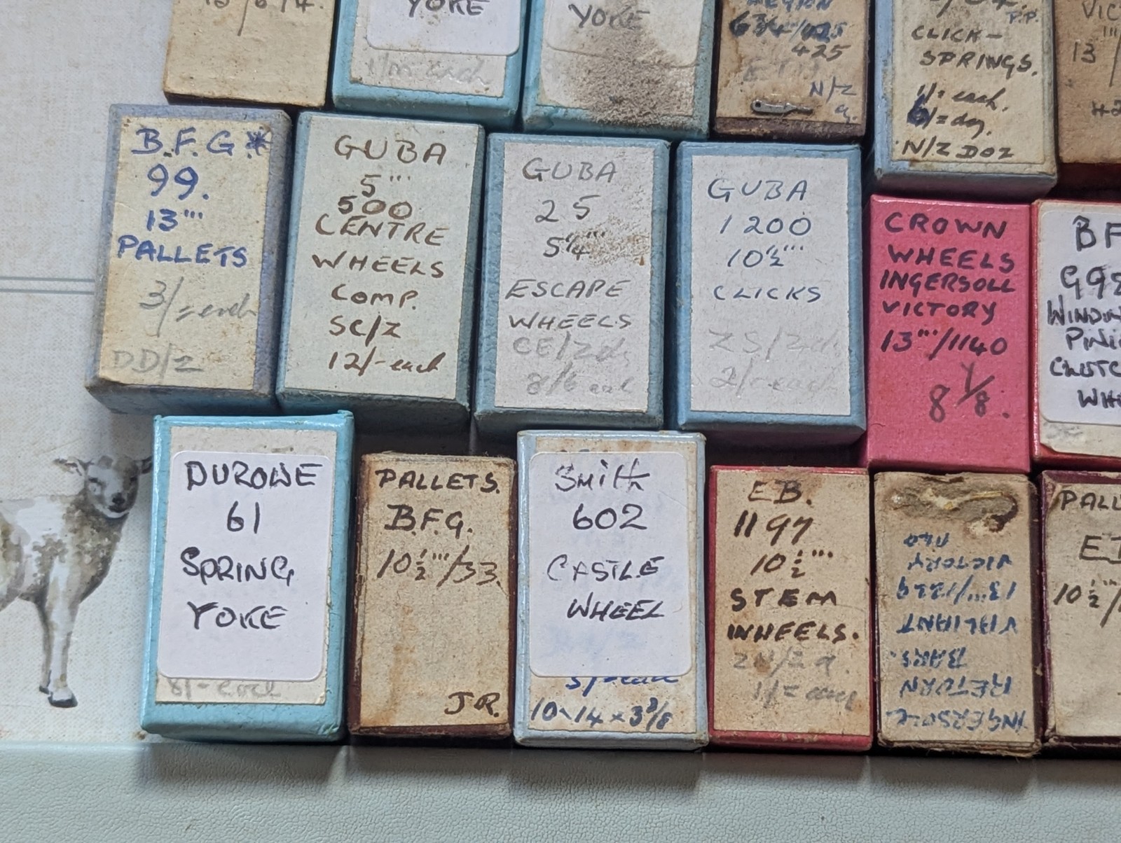 Watch Parts, New Old Stock in Boxes, Various Makes / Cals, BFG, Brac etc #R602
