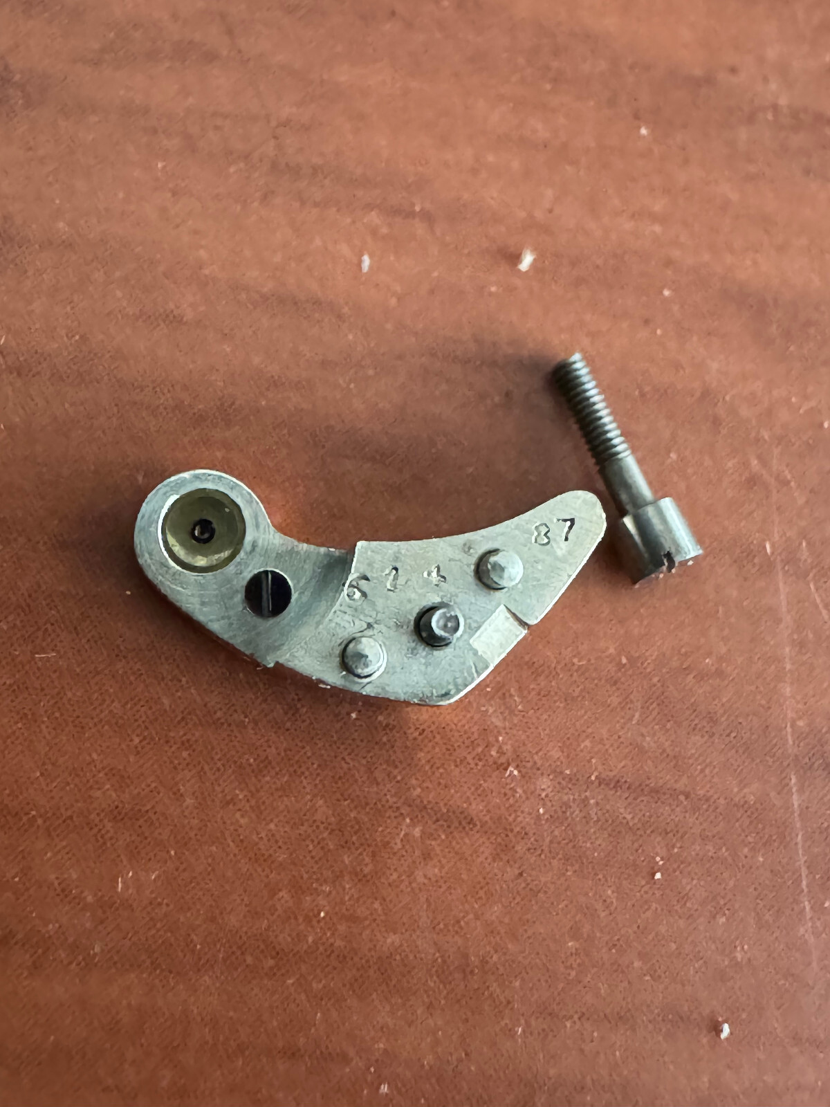 VINTAGE 2 TONE ESCAPE WHEEL BRIDGE FOR 12 SIZE HAMILTON 904 POCKET WATCH