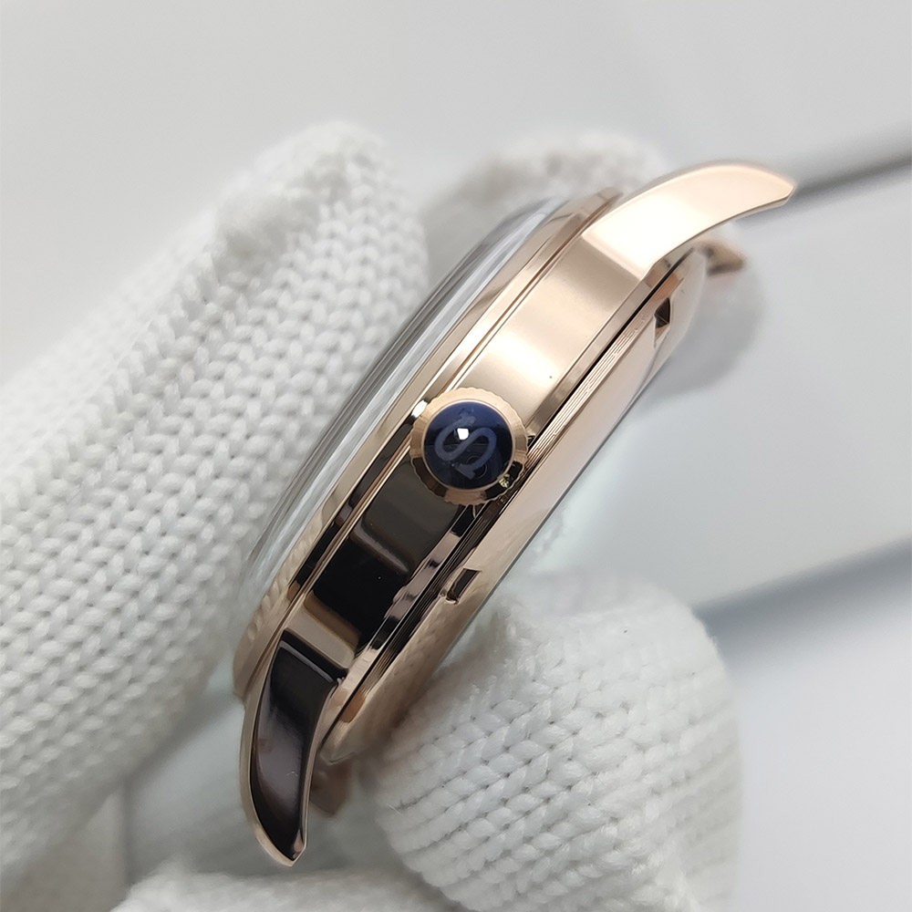 40mm Premium Cocktail-Style Waterproof Watch Case Fits NH35 NH36 Movements 5ATM