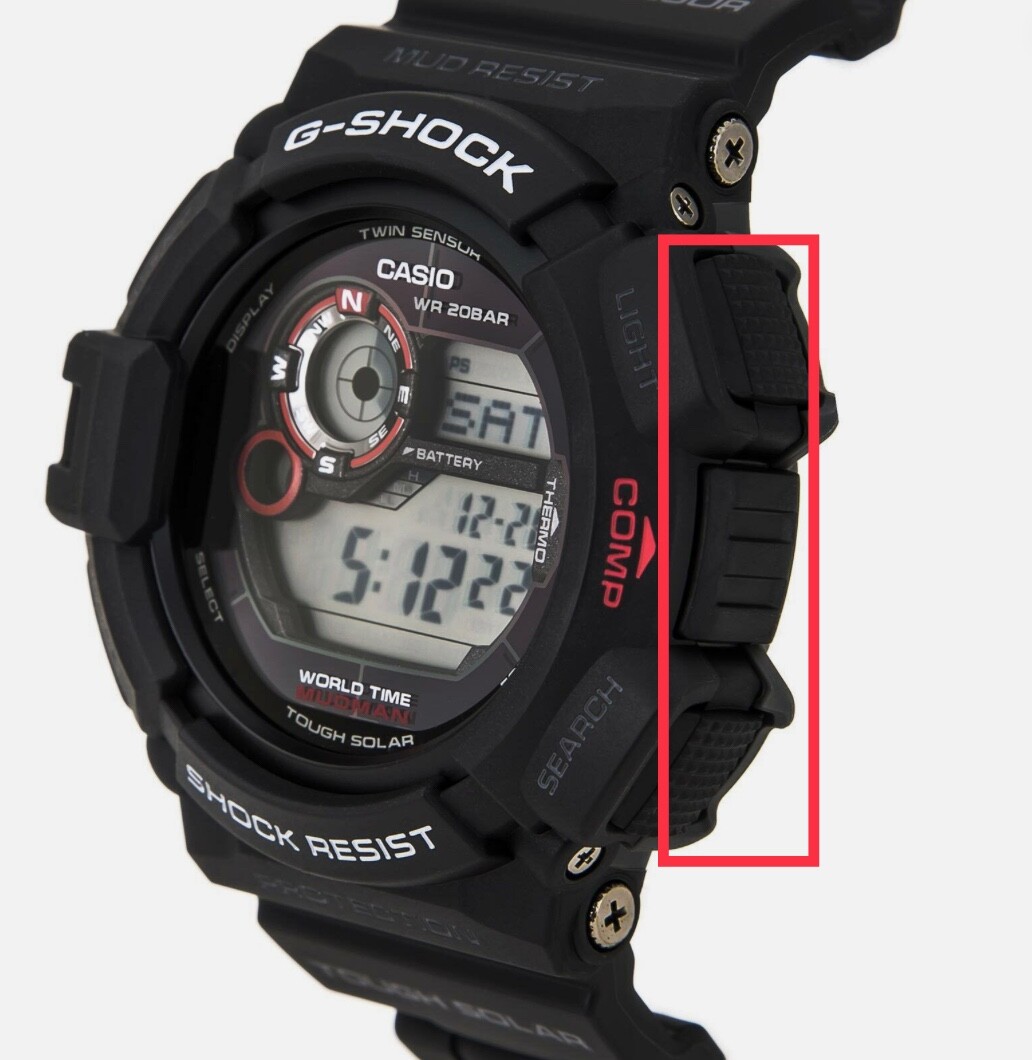 Casio G-Shock Original G-9300-1 G-9300 G9300 Push Buttom 10388859