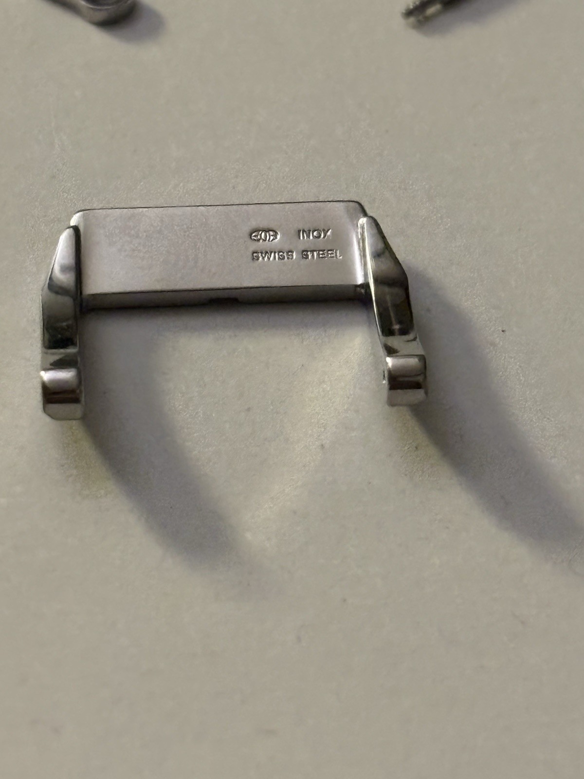 IWC Steel 22mm Polished Pin Buckle New