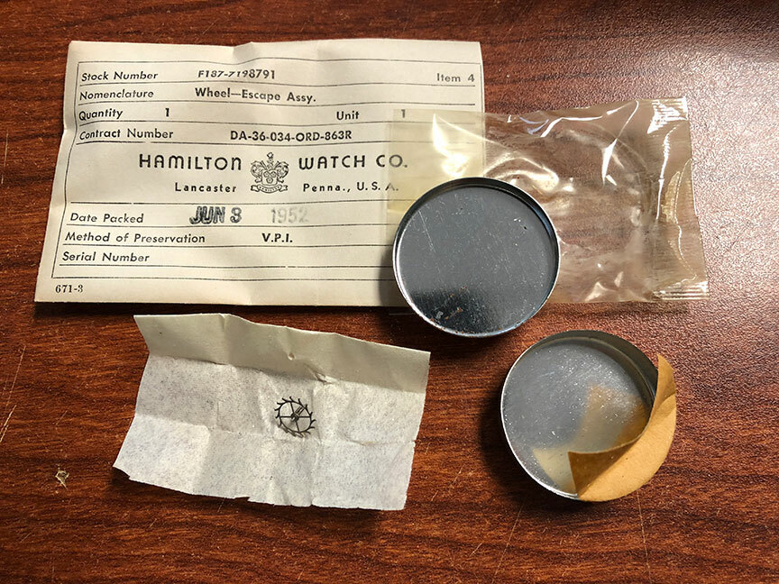 NOS Hamilton Pocket Watch 992B 16s 21J Escape Wheel – Original Packaging