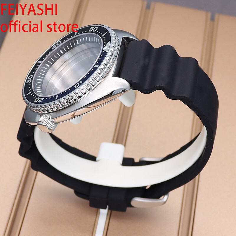 45mm Men’s Watch Case Strap Seiko Skx007 Skx009 Mod For Nh35 NH36 NH38 Movement