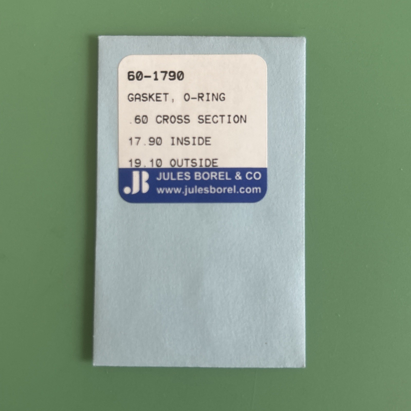 Borel – O-Ring Caseback Gaskets – 60 Series -.6mm Cross Section -14.5-34mm ID