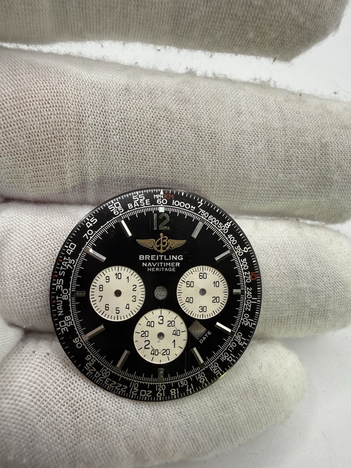 Genuine Breitling Navitimer Heritage Original Black Panda Dial 33.7mm Parts