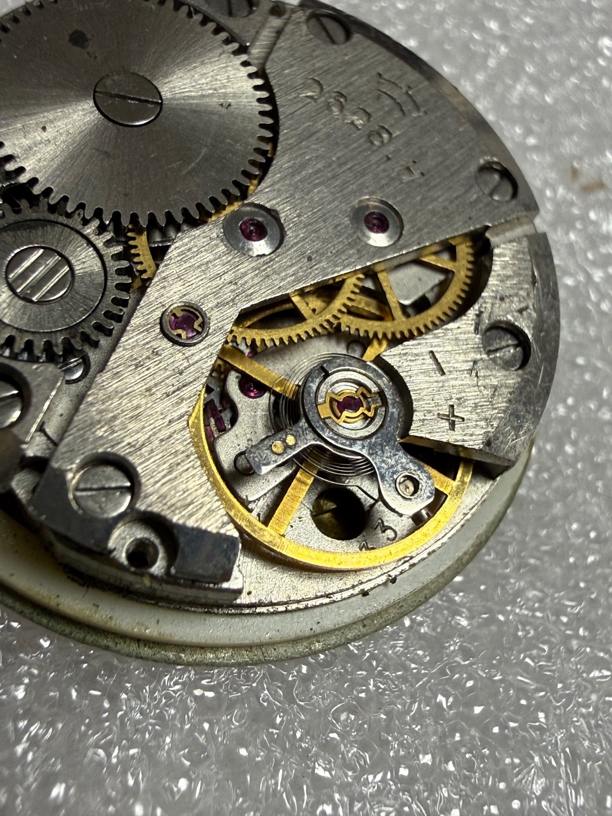 Watch movement USSR Raketa Cal.2628.H. plus Dial. For parts .