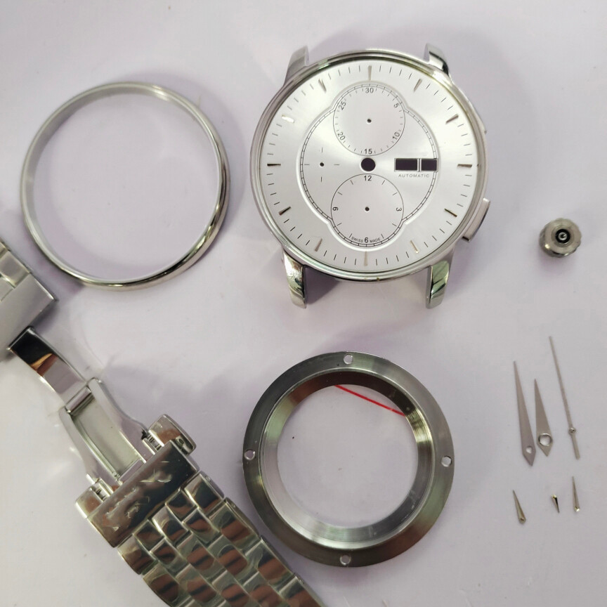 42mm Watch Case with Hands Dial Sappihre Crystal for ETA 7750 Movement