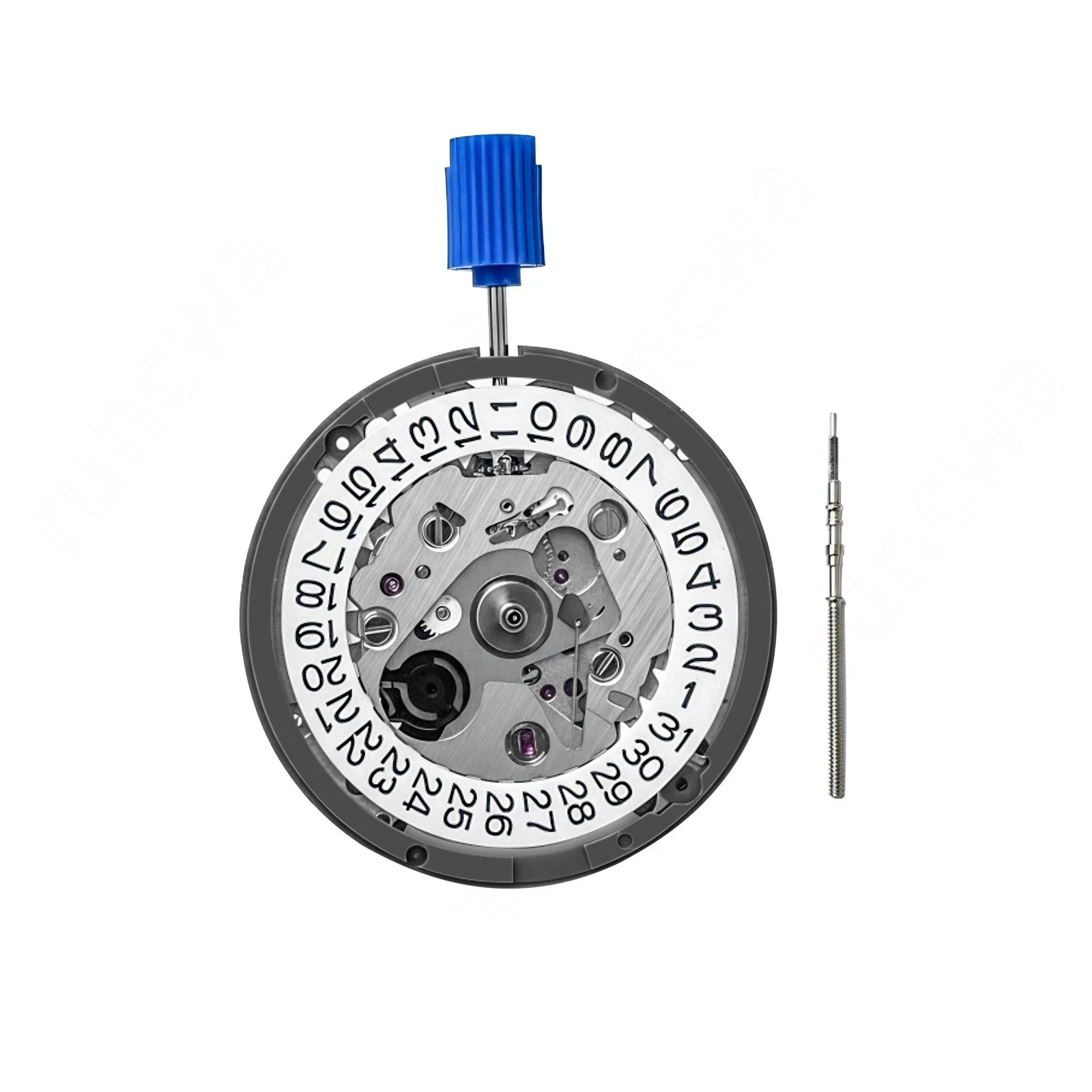 Seiko (TMI) NH35 NH35A Automatic Watch Movement Date at 3 w/ White Date Disc USA