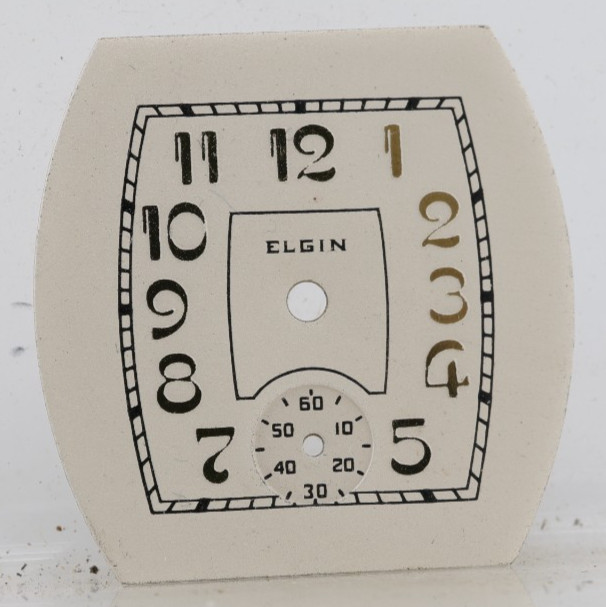 NOS SWISS ART DECO WRIST WATCH DIAL 26.85×26.88mm (LS)