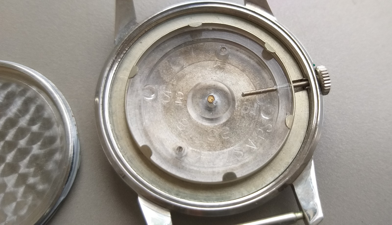 NOS 1970’s Project Watch 35mm Steel Case + Dial & Hands for ETA 2452 or ETA 2391