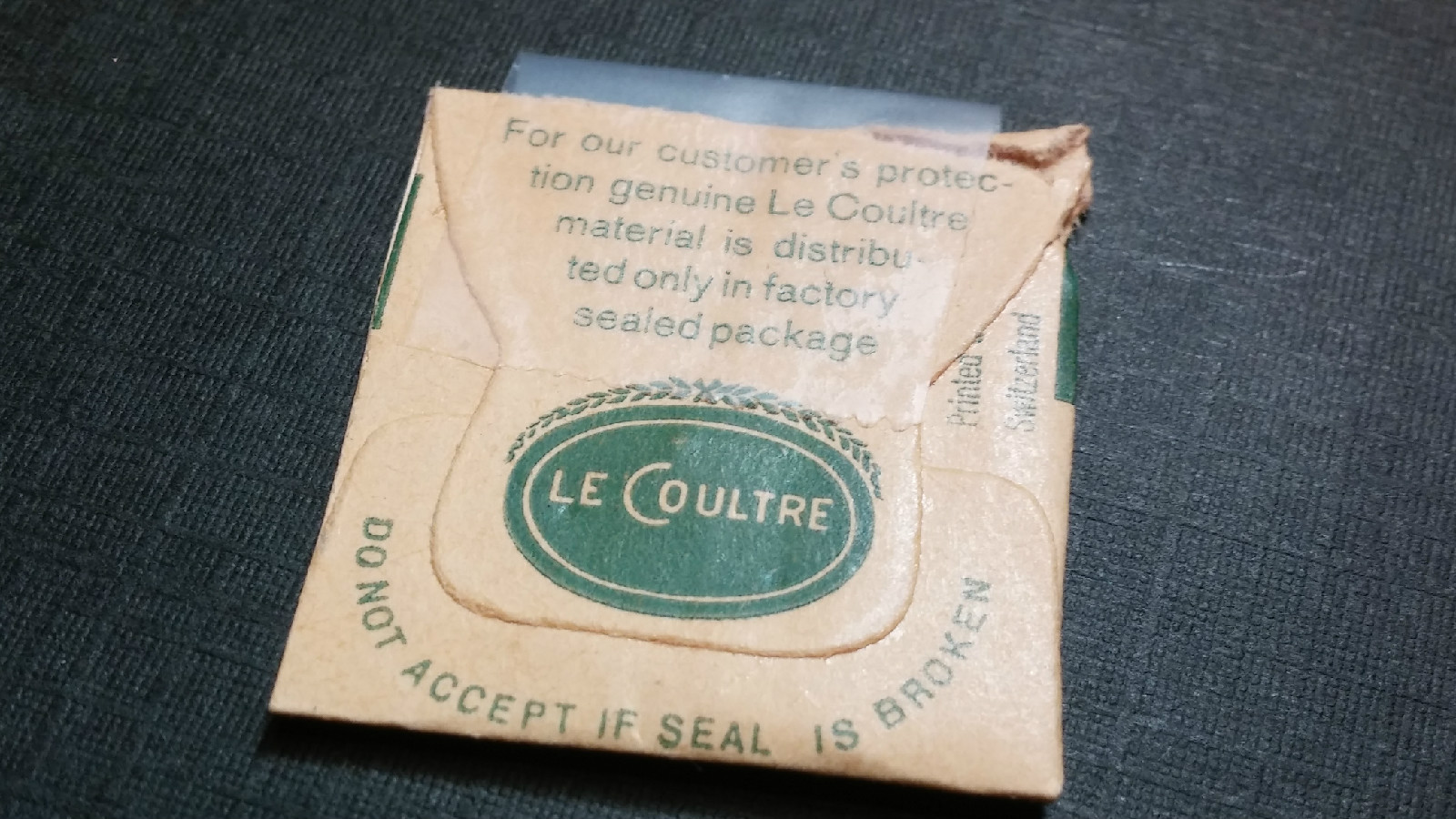 Jaeger Lecoultre Watch Part # 443 Setting-Lever/detente Cal. 408,417,428,471