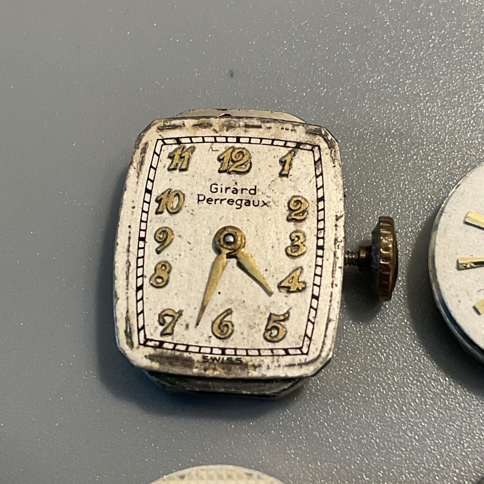 Lot 4 Vintage Girard Perregaux Quartz Wind Up Mechanical Watch Movement Ladies