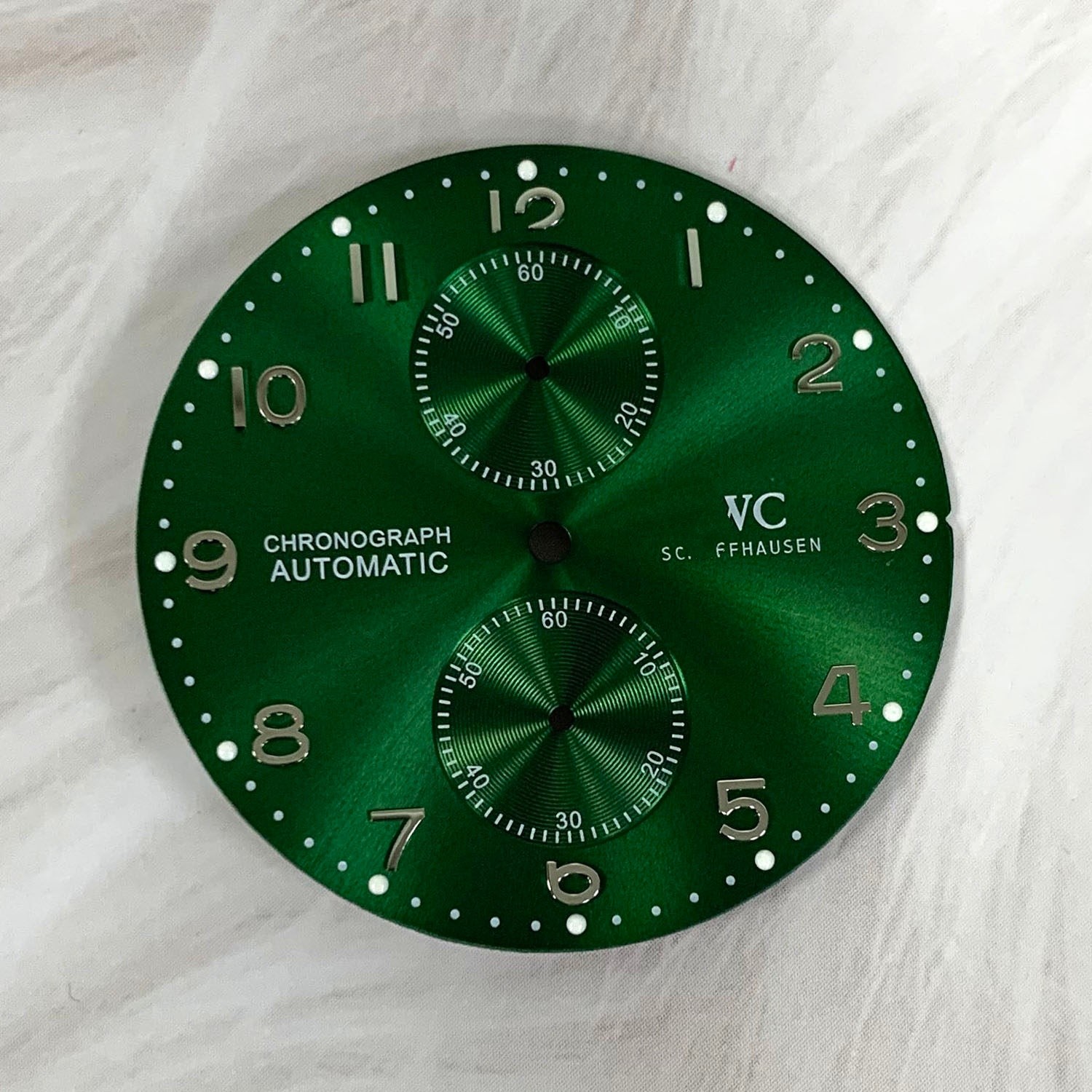 41mm Stainless Watch Case 34.6mm Watch Dial For Vk61 Movement Replacement Parts