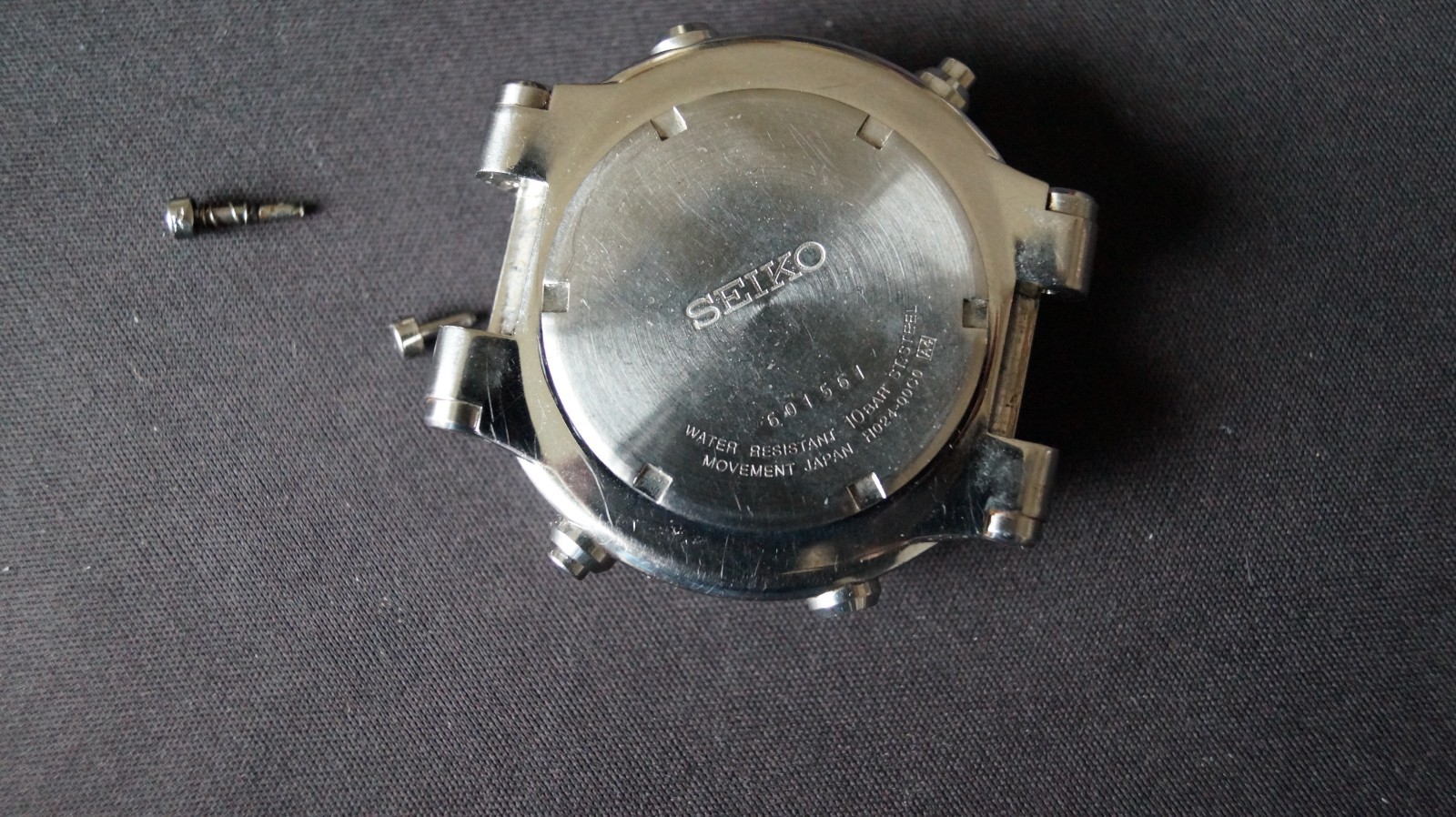 H024 vintage Seiko watch case Analog Digital Sportura Ignition quartz for parts