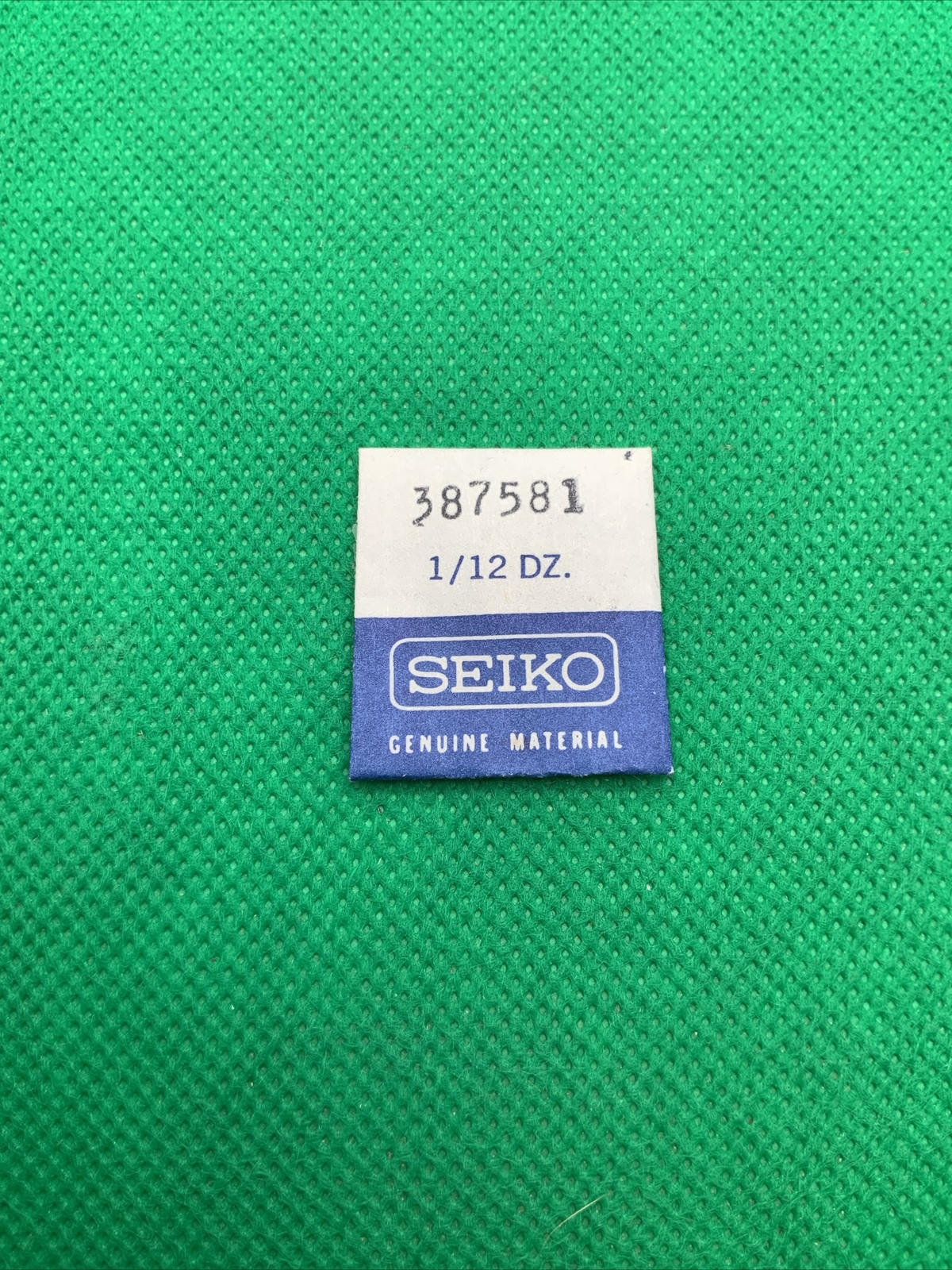 Genuine Seiko 387 581 Minute Wheel Bridge Watch Part 387581 NOS