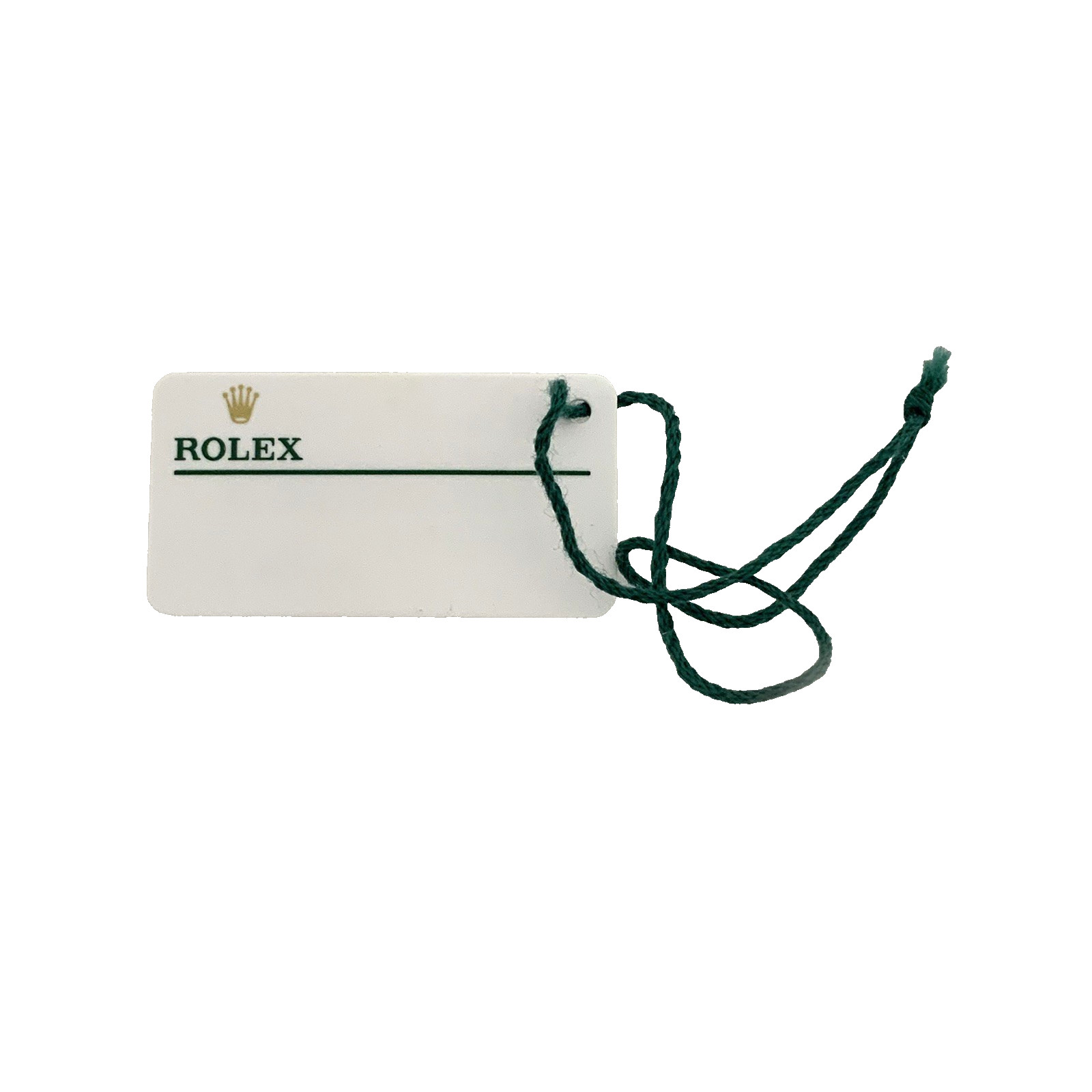 ROLEX OYSTER WHITE SUBMARINER 116610LN HANG TAG