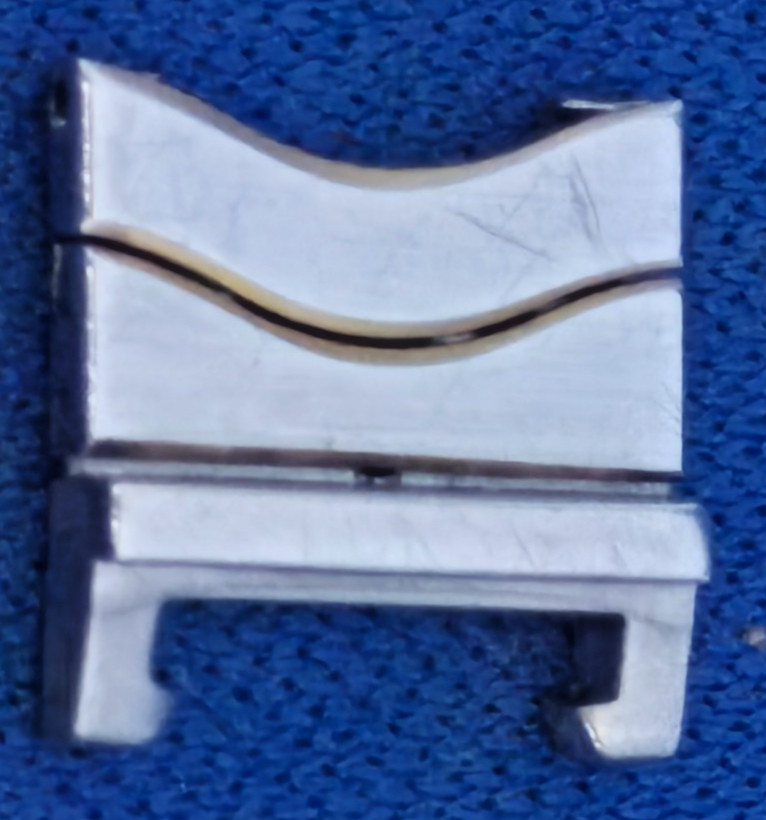 Ebel Sport Classic Wave Ladies Gold and Steel Watch Clasp End For 10mm Band