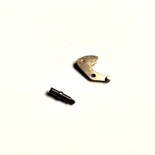 Langendorf 1022 SET LEVER & SET LEVER SCREW watch part #443 & #5443 LANCO