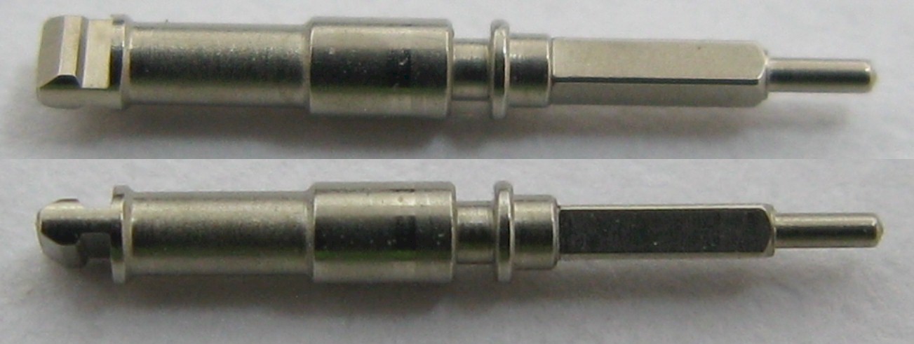 LeCoultre 815 watch part split winding stem #404