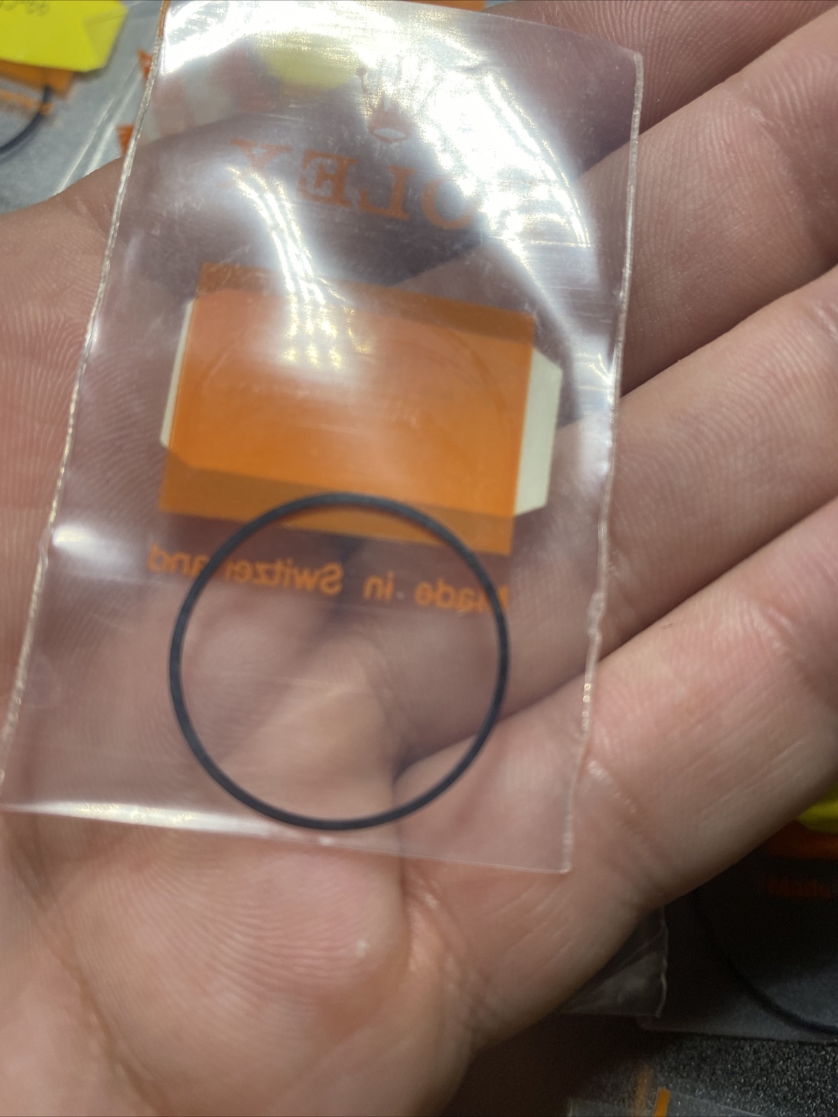 ONE Genuine Rolex Gasket 29-210-74 For Case Back O Ring NOS Open Package Part