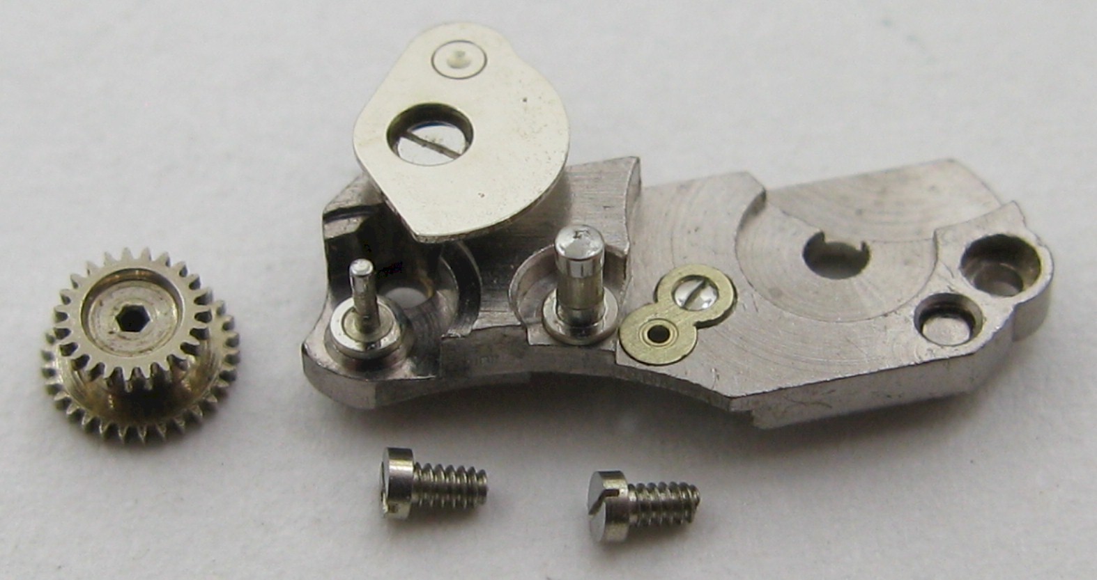 Mido 1117PC / 1117 PC 17 j. Watch part complete axle / oscillating weight