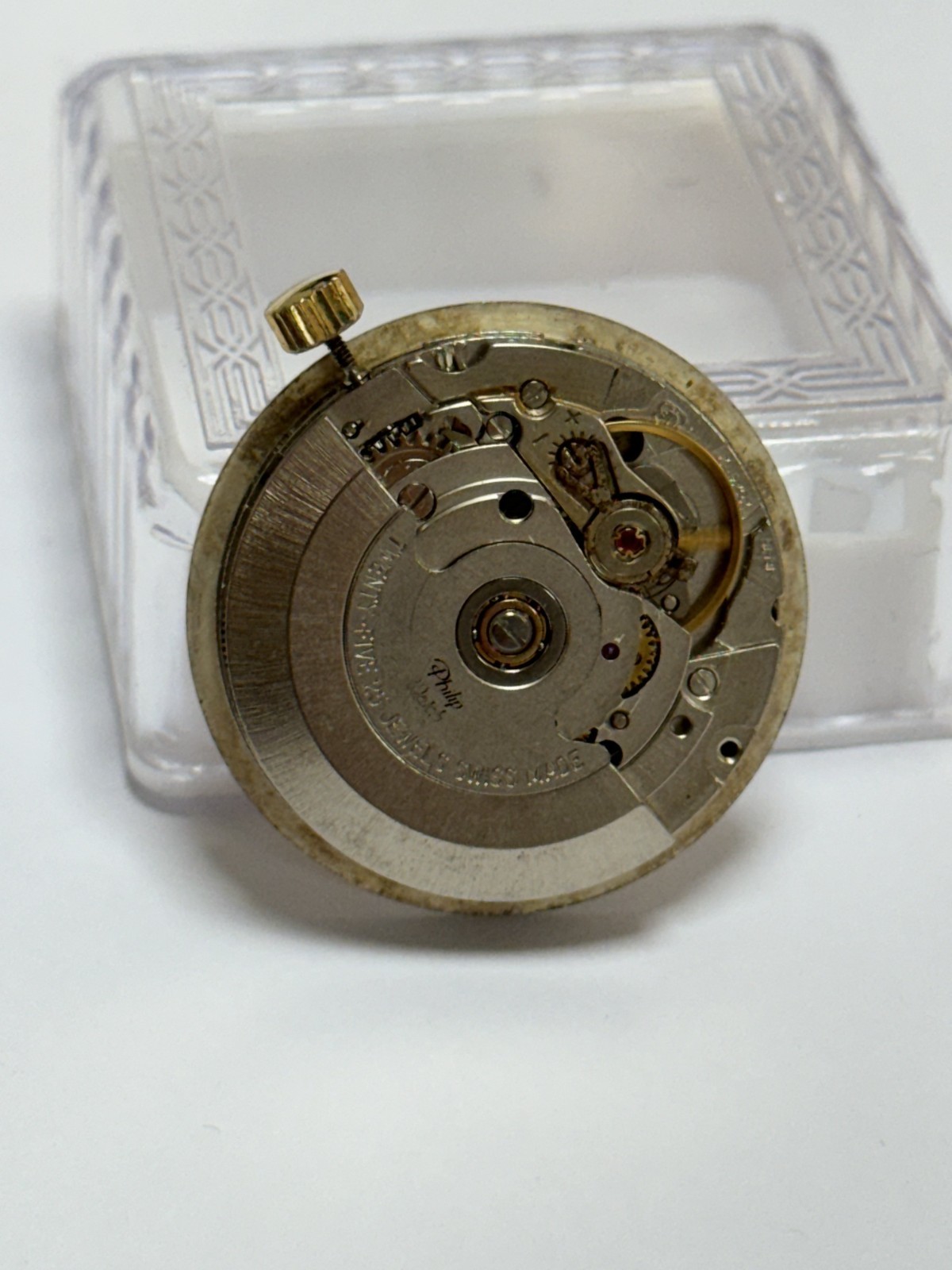 Automatic Date Eta 2824-2 Movement & Dial Philip Watch Swiss Made Running