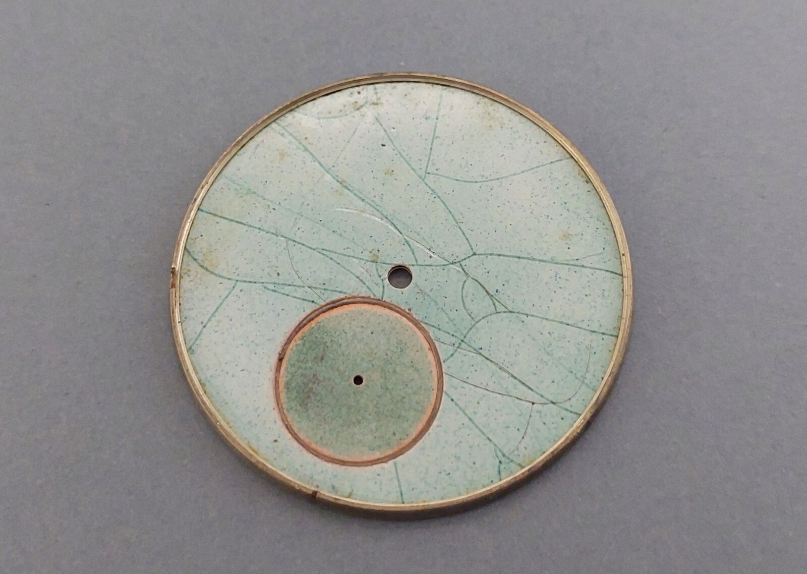 Original Antique ULYSSE NARDIN Porcelain DIAL. Excellent. Ca 1900’s