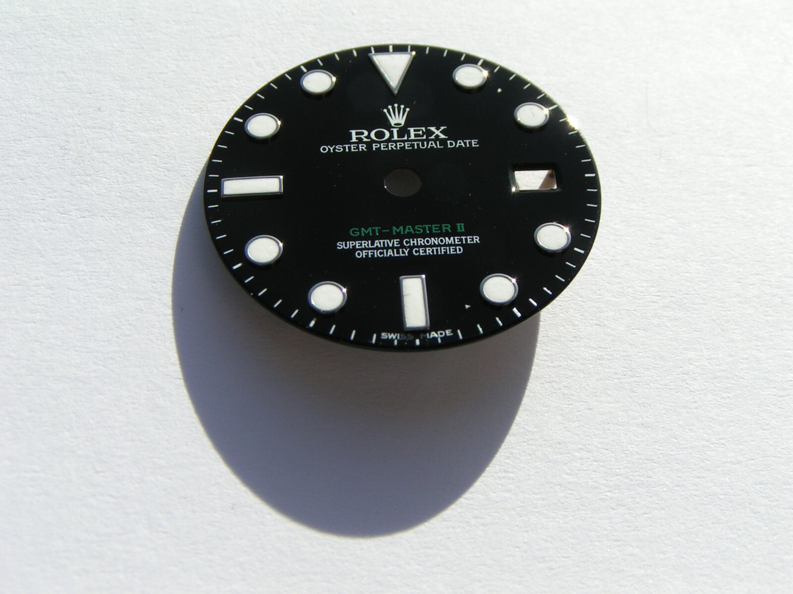 Rolex GMT Master II 116710LN Dial green GMT MASTER II Superluminova I011