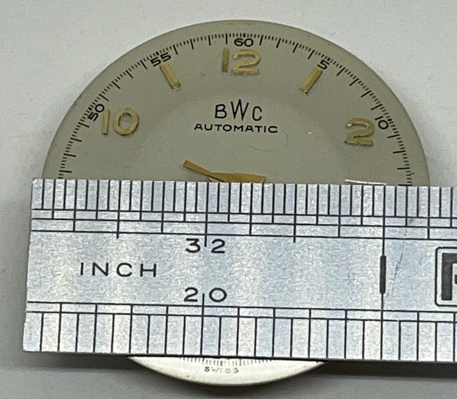 BWC AUTOMATIC MOVEMENT/BUTTES WATCH CO 21 Jewels Incabloc Swiss Runs
