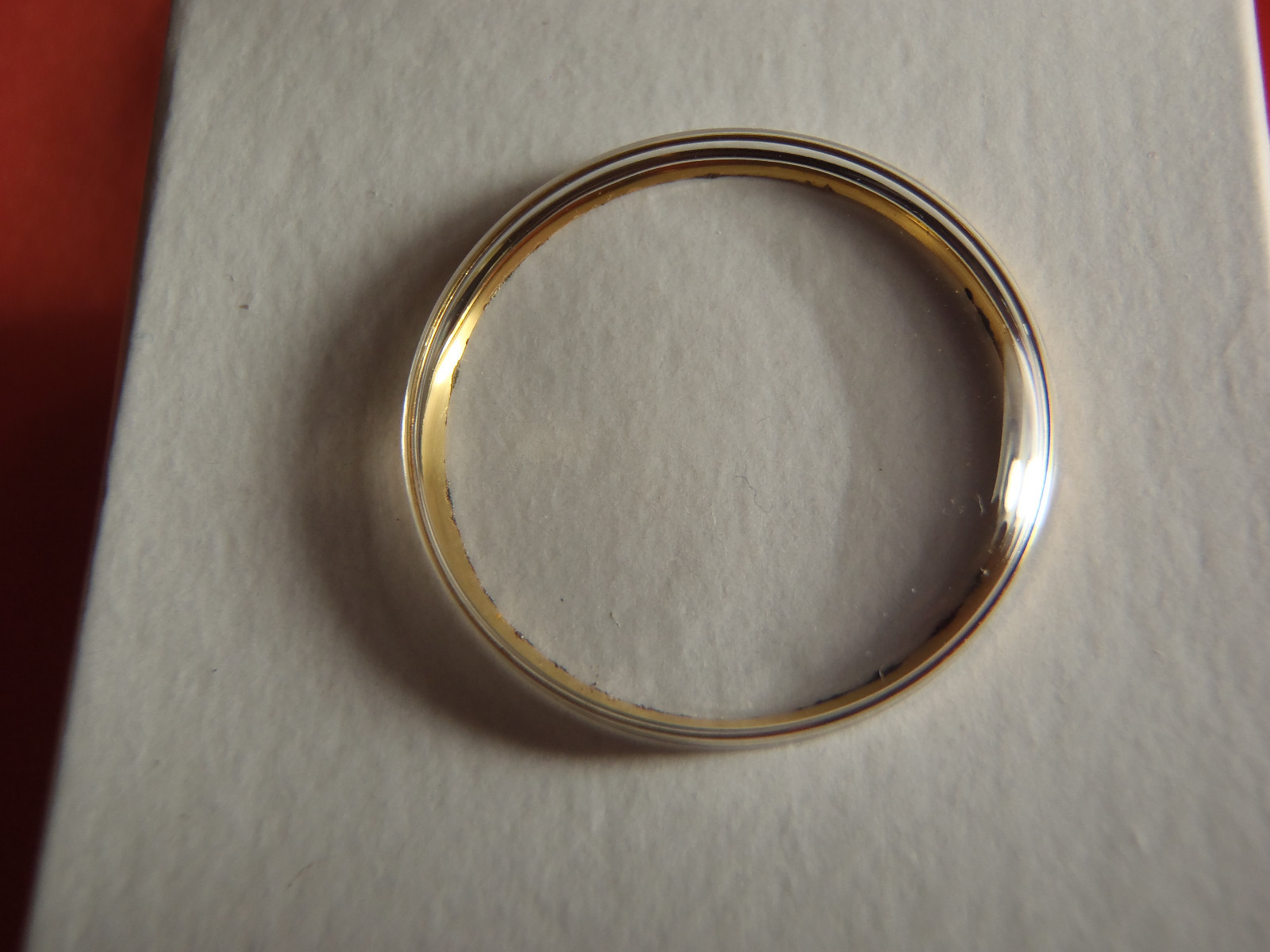 26.1 MM SWISS YELLOW TENSION RING ROUND PLASTIC WATCH CRYSTAL WATERPROOF NOS