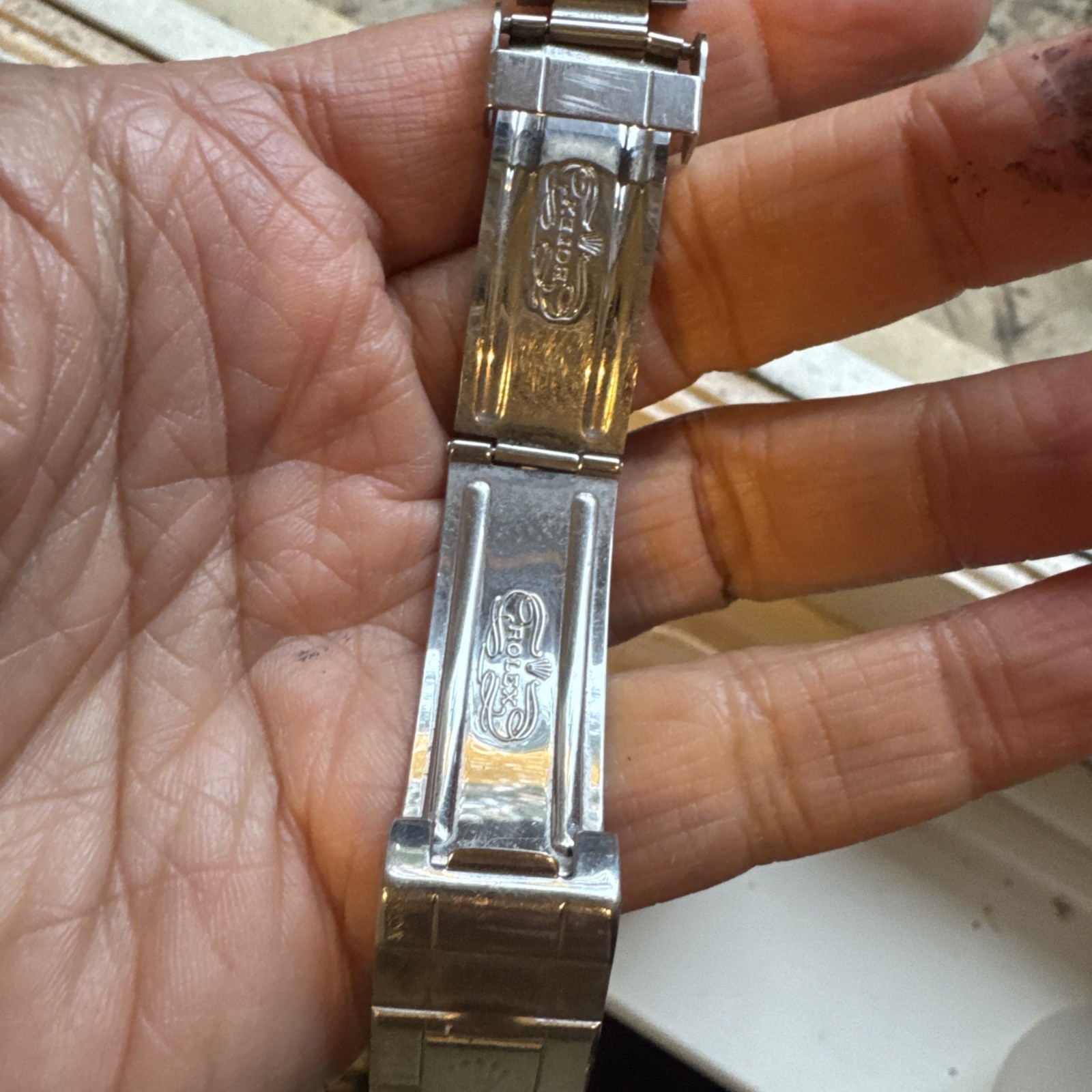 Vintage Rolex 93153-18 16613 16803 Submariner clasp T10 1993