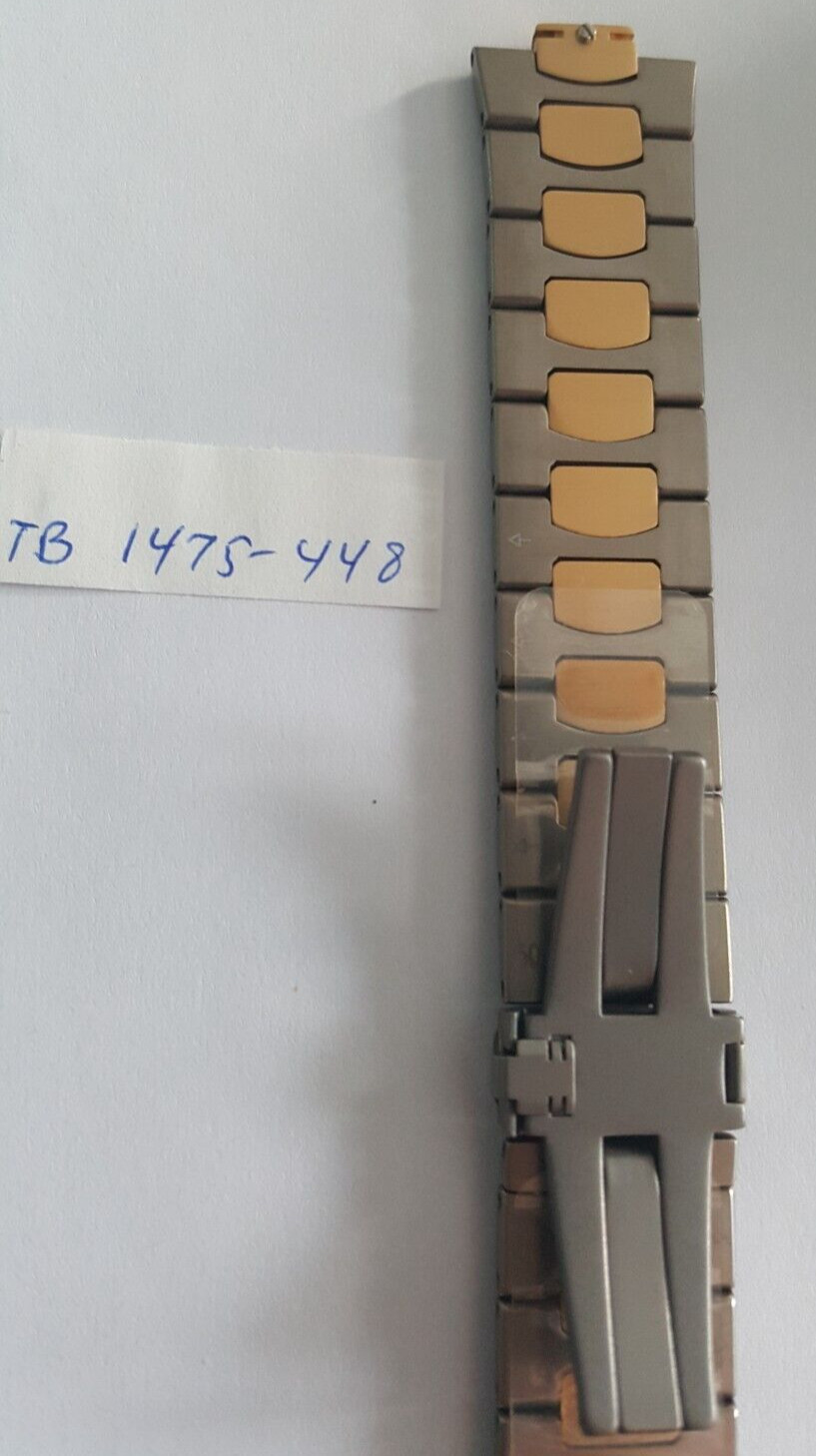Omega Titanium-18KT Yellow Gold Plated Bracelet Number TB1475-448