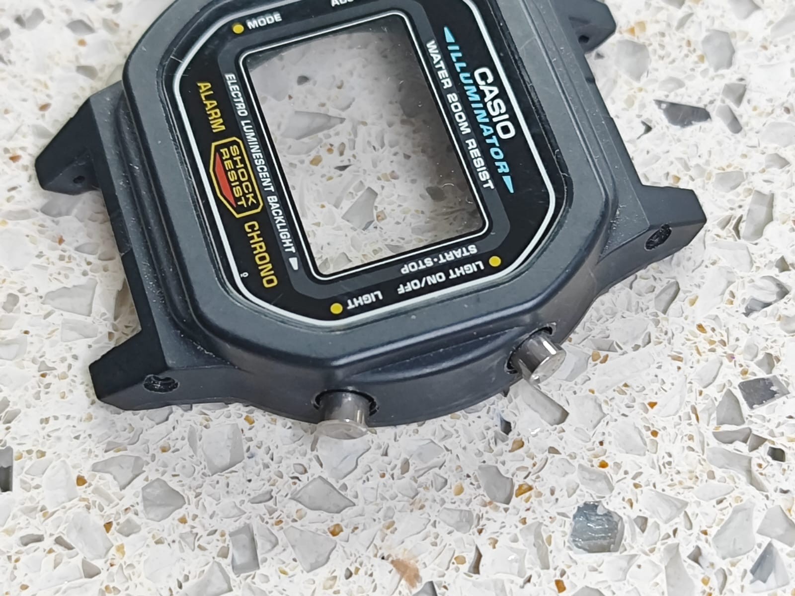 Original CASIO CASE Casio G-Shock DW 5600 Mod Black PVD NOS