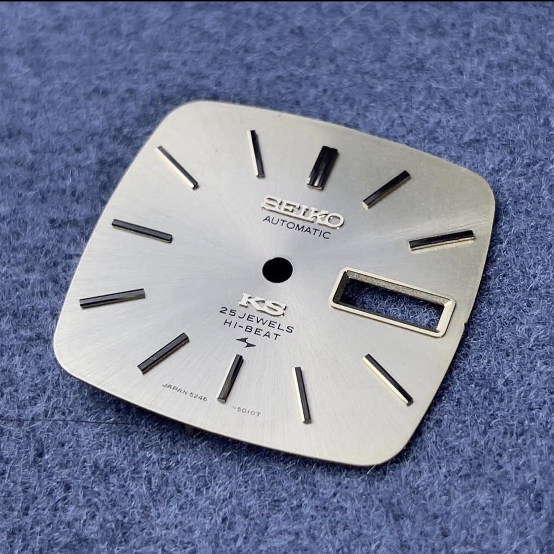 ORIGINAL NEW OLD STOCK DIAL FOR KING SEIKO 5246-5010 KS HI-BEAT GOLD
