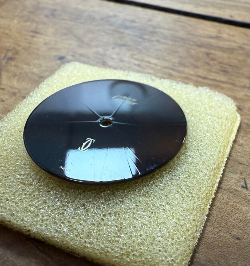 Cartier VC Must GM M Dark Brown Color Spider Dial Part# VC100301 26mm