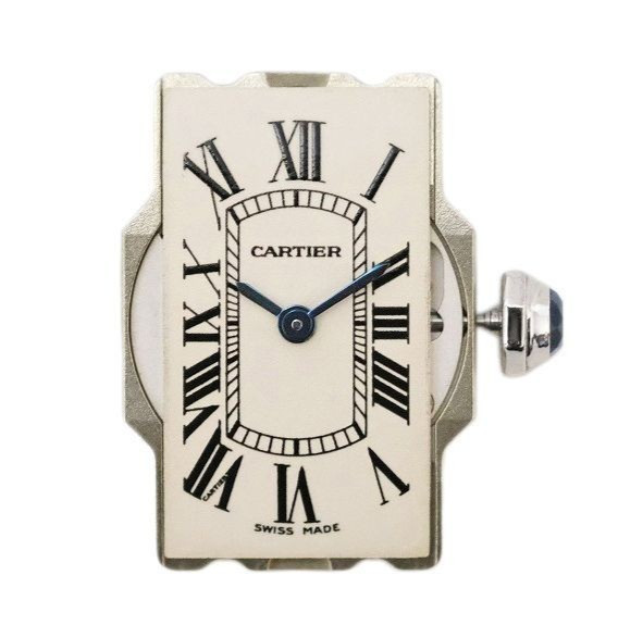 Genuine CARTIER Movement Tank American Cal.157 Watch parts Working items 12.5mm