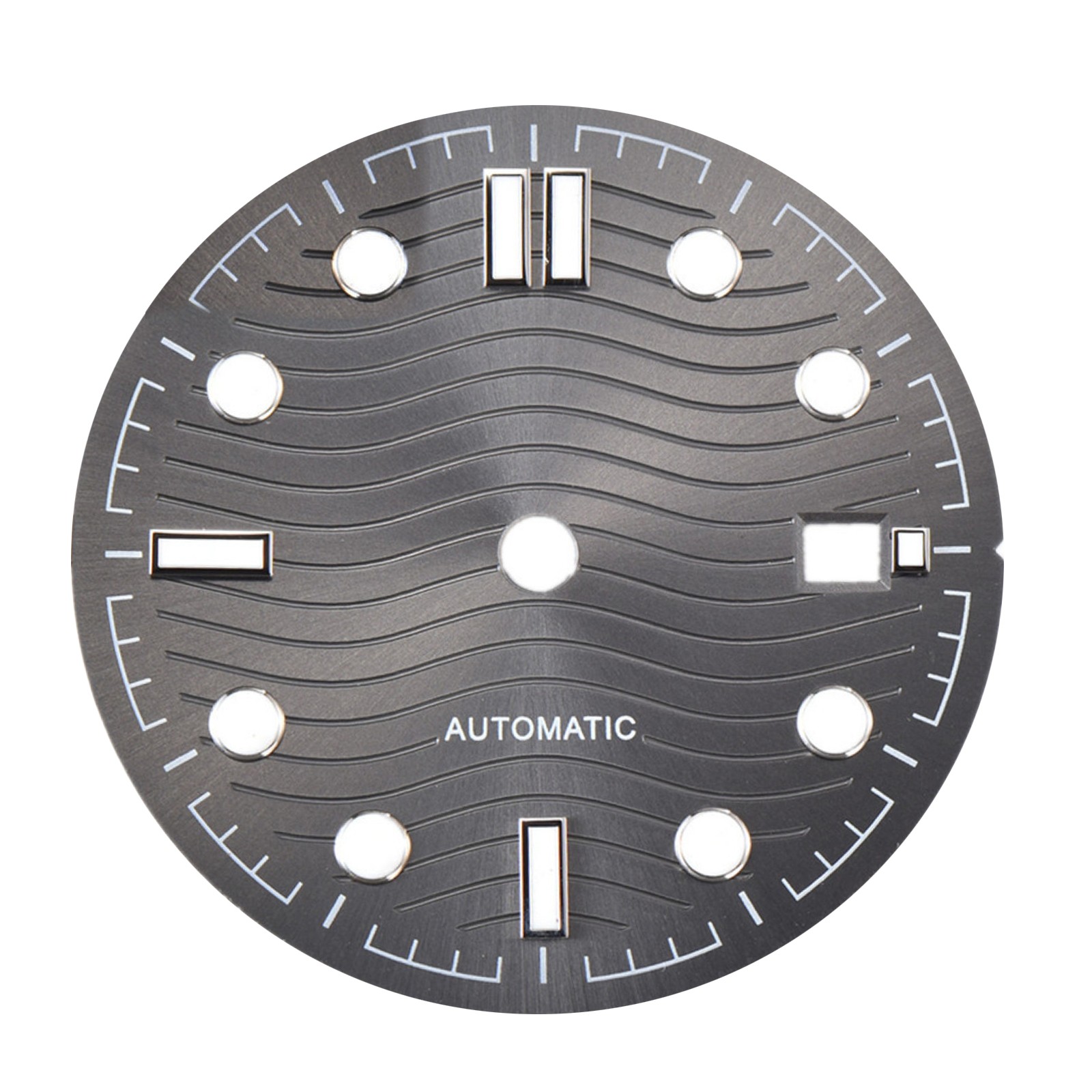 31mm Watch Dial Plate Green Luminous For ETA 2836 2824 Miyota 8215 8205 Movement