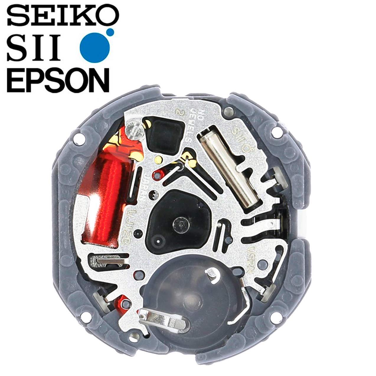 New Japan SII / TMI / Epson VJ12 Watch Movement, 8 3/4 Ligne, 3 Hands Date at 6